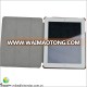 customized smart cover case for ipad, microfiber and soft PU material, high quality